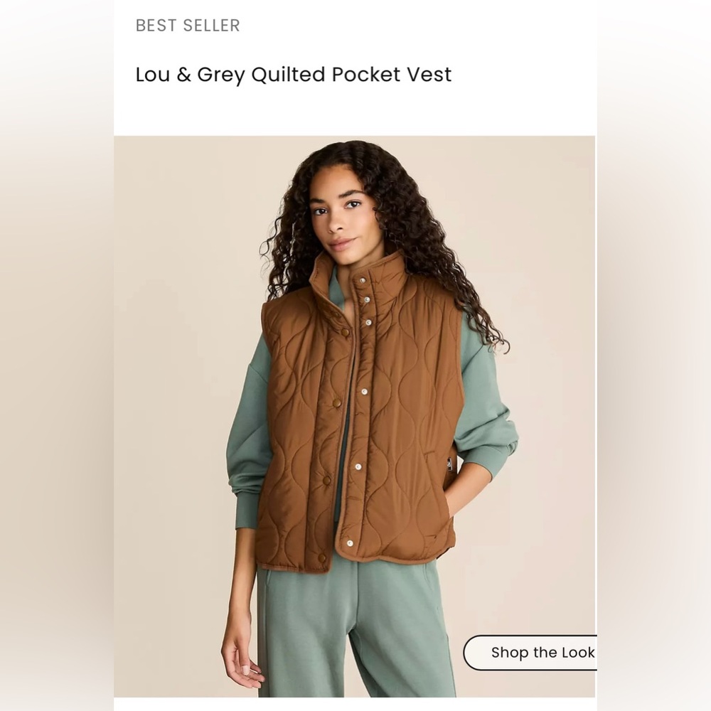 NWT Loft Lou & Grey Quilted Vest
